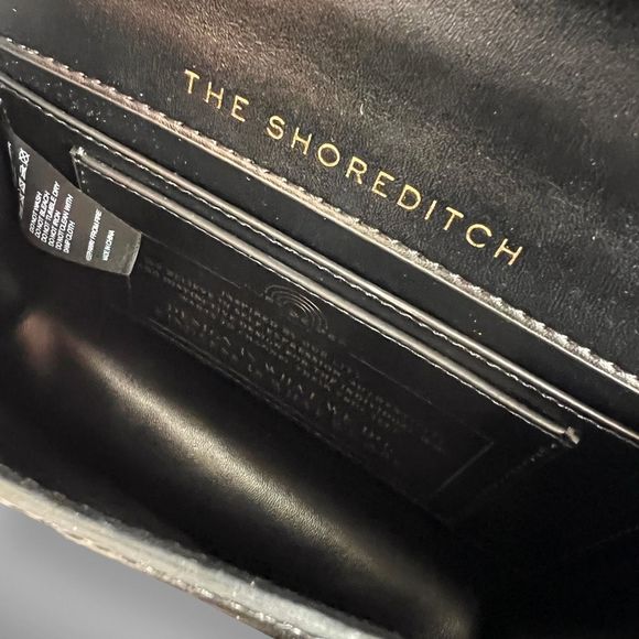 NWT Kurt Geiger London Shoreditch Small Leather & Genuine Calf Hair Shoulder Bag - Picture 14 of 17